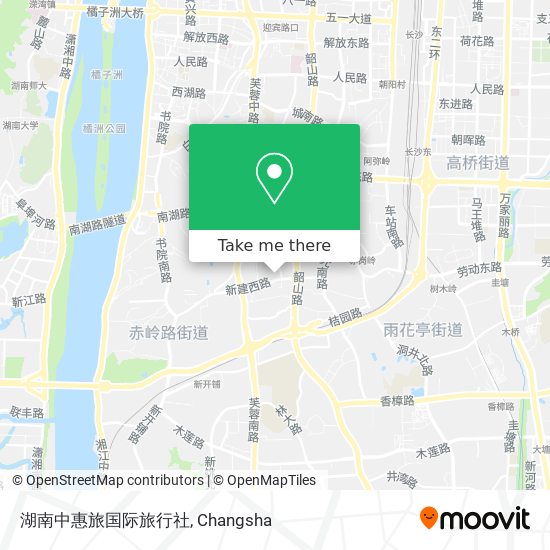 湖南中惠旅国际旅行社 map