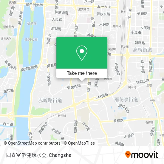 四喜富侨健康水会 map