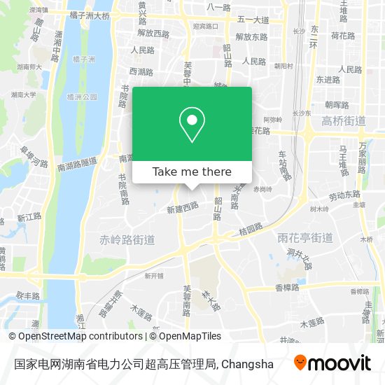 国家电网湖南省电力公司超高压管理局 map
