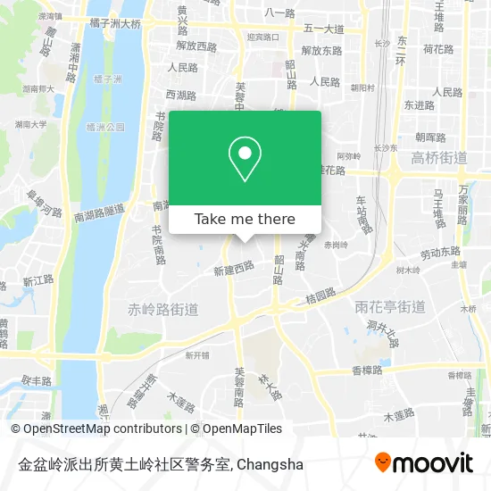 金盆岭派出所黄土岭社区警务室 map