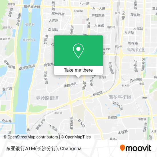 东亚银行ATM(长沙分行) map