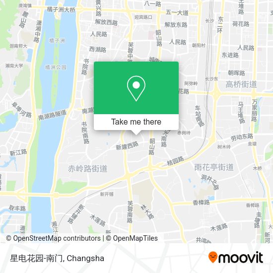 星电花园-南门 map