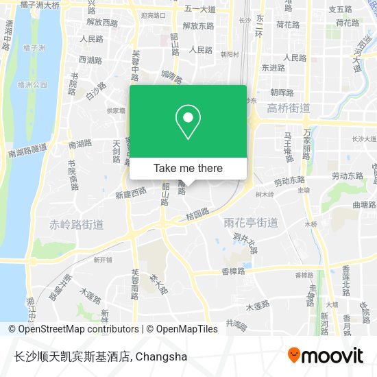 长沙顺天凯宾斯基酒店 map