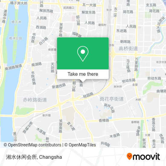 湘水休闲会所 map