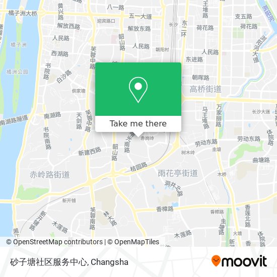 砂子塘社区服务中心 map