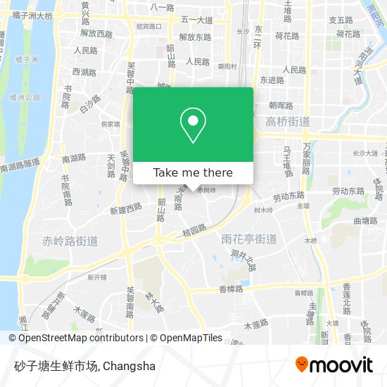 砂子塘生鲜市场 map