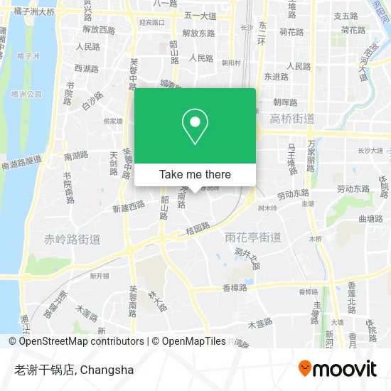 老谢干锅店 map