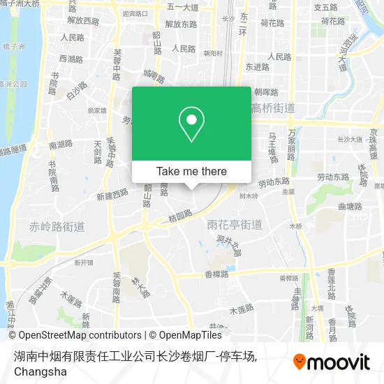 湖南中烟有限责任工业公司长沙卷烟厂-停车场 map