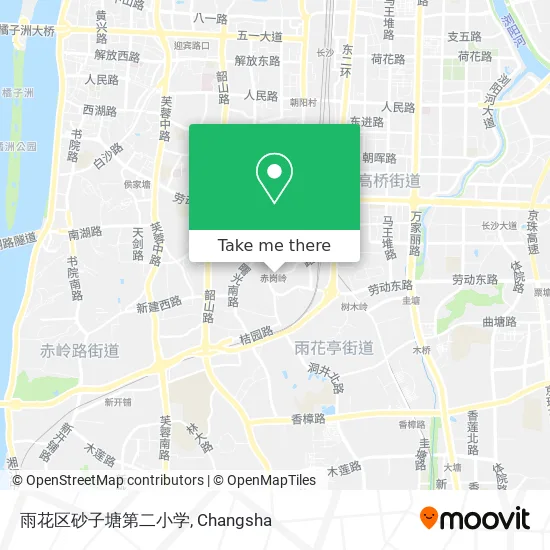 雨花区砂子塘第二小学 map
