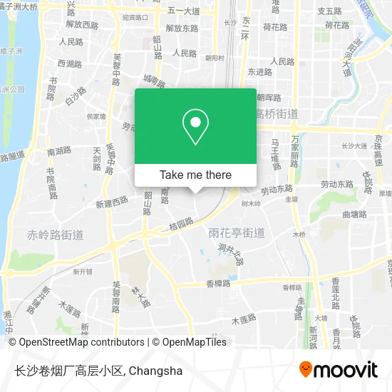 长沙卷烟厂高层小区 map