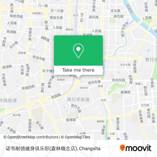 诺韦耐德健身俱乐部(森林概念店) map