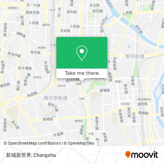 新城新世界 map