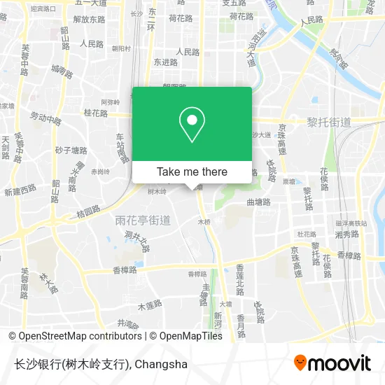 长沙银行(树木岭支行) map