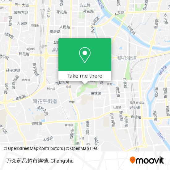 万众药品超市连锁 map