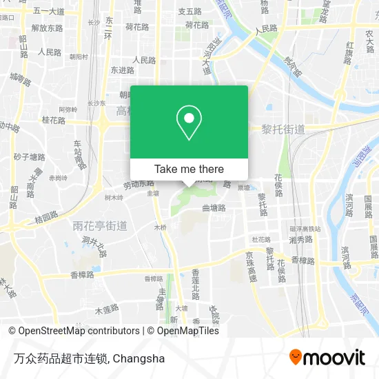 万众药品超市连锁 map