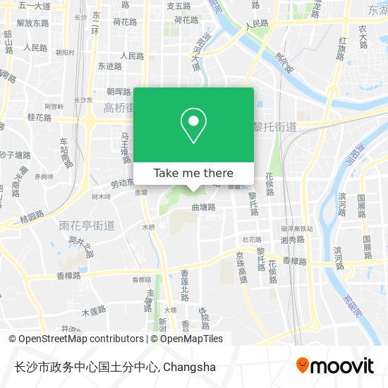 长沙市政务中心国土分中心 map