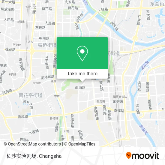 长沙实验剧场 map