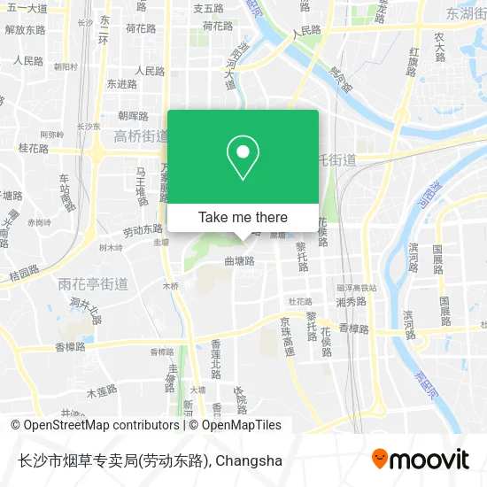 长沙市烟草专卖局(劳动东路) map