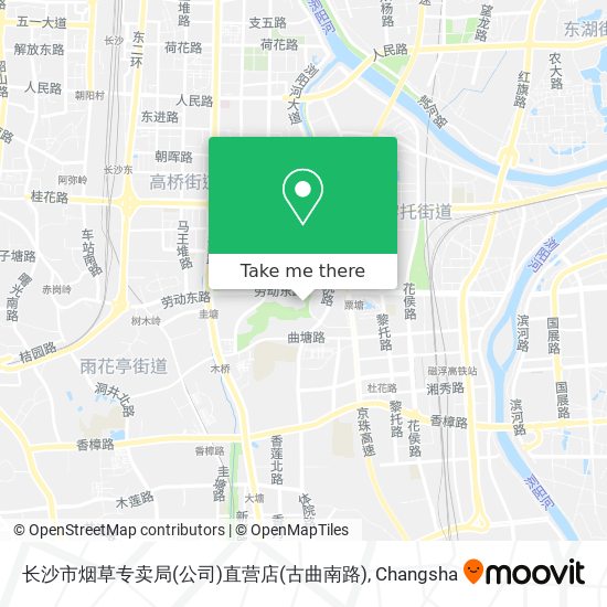 长沙市烟草专卖局(公司)直营店(古曲南路) map