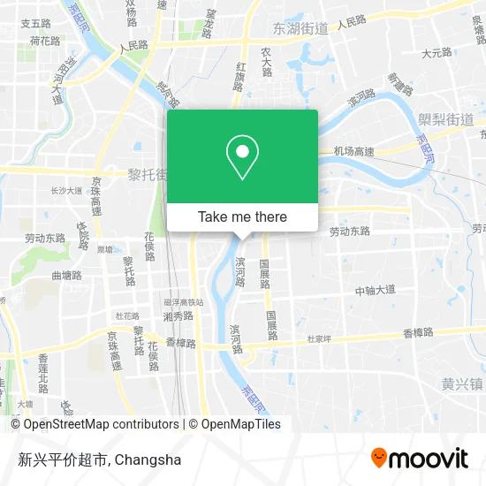 新兴平价超市 map