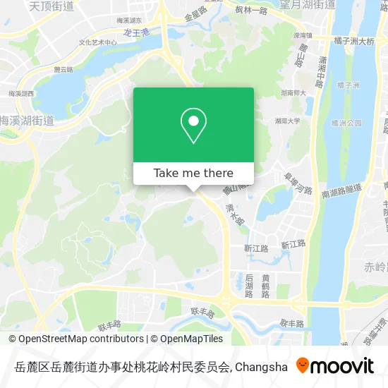 岳麓区岳麓街道办事处桃花岭村民委员会 map