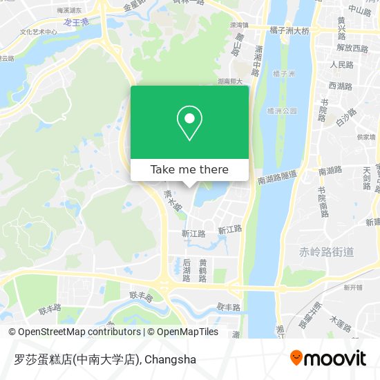 罗莎蛋糕店(中南大学店) map
