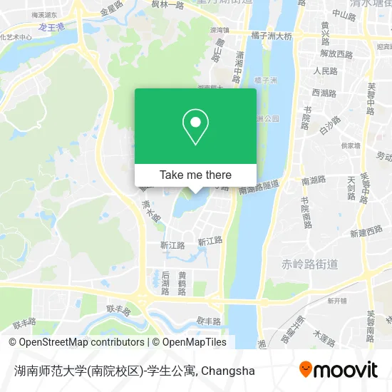 湖南师范大学(南院校区)-学生公寓 map
