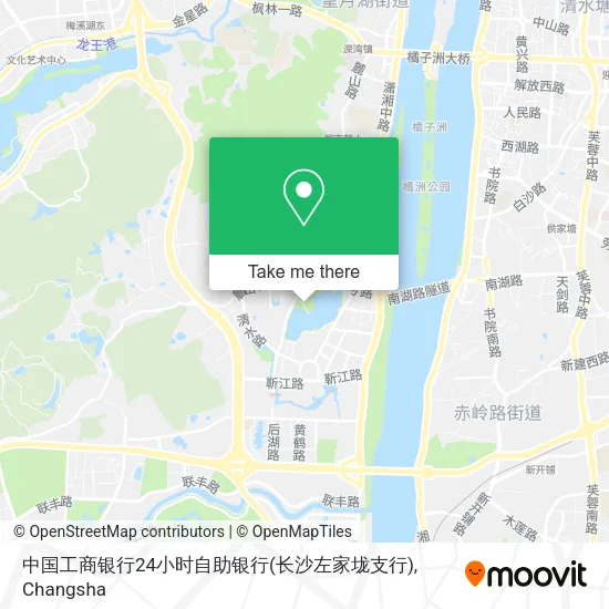 中国工商银行24小时自助银行(长沙左家垅支行) map