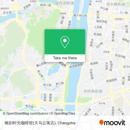 雕刻时光咖啡馆(天马公寓店) map