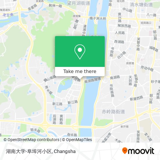 湖南大学-阜埠河小区 map
