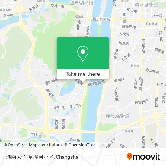 湖南大学-阜埠河小区 map