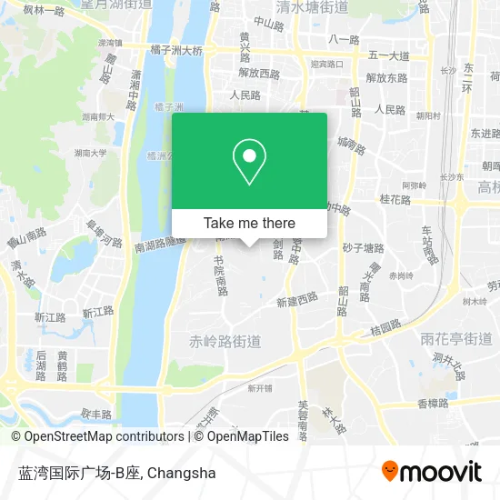 蓝湾国际广场-B座 map