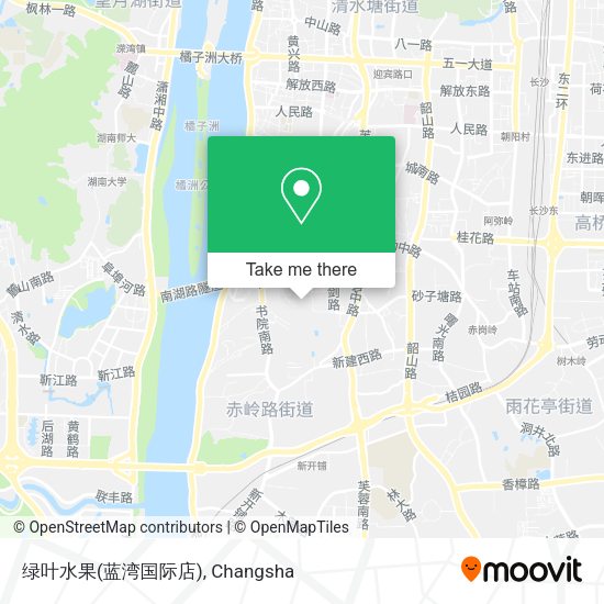 绿叶水果(蓝湾国际店) map