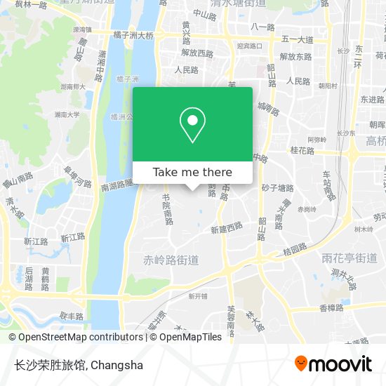 长沙荣胜旅馆 map