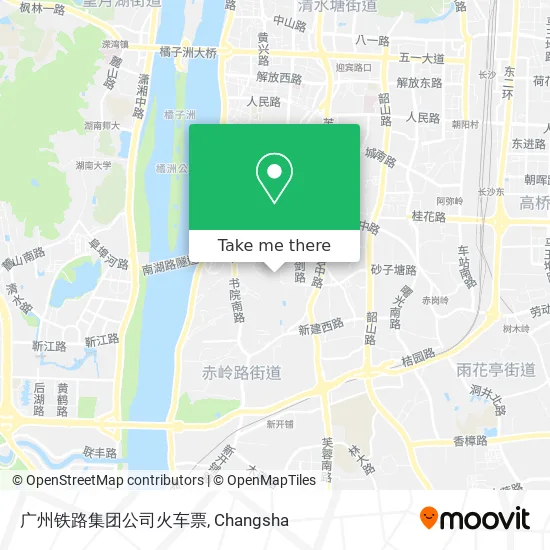 广州铁路集团公司火车票 map
