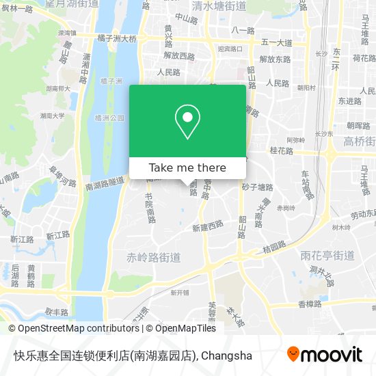 快乐惠全国连锁便利店(南湖嘉园店) map