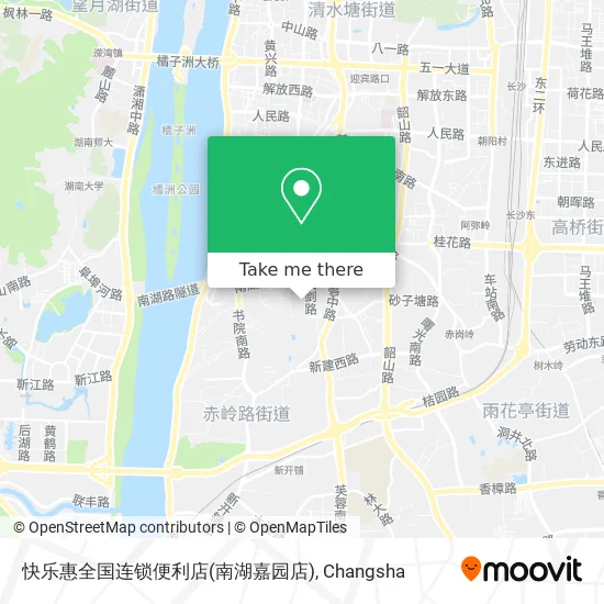快乐惠全国连锁便利店(南湖嘉园店) map