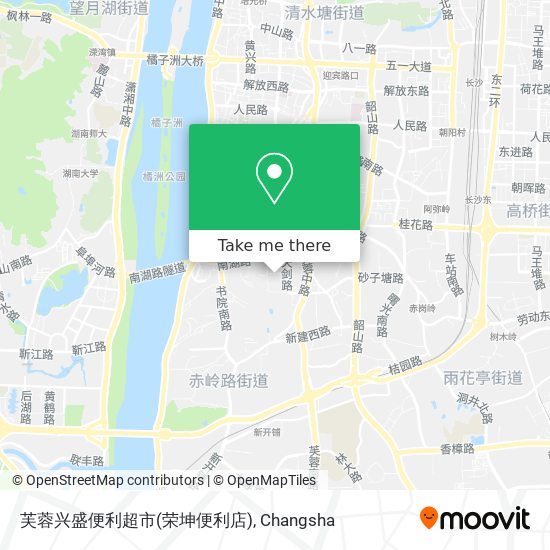 芙蓉兴盛便利超市(荣坤便利店) map
