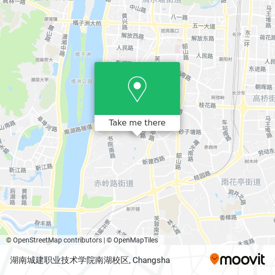 湖南城建职业技术学院南湖校区 map
