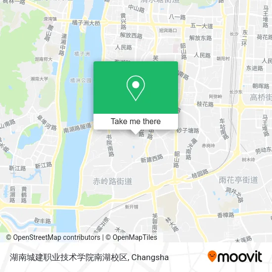 湖南城建职业技术学院南湖校区 map