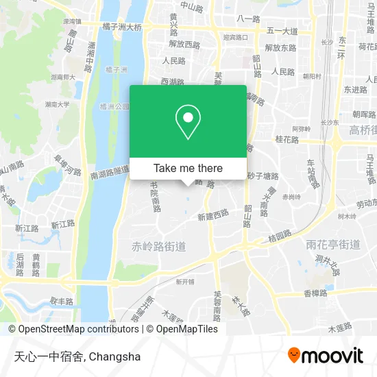 天心一中宿舍 map