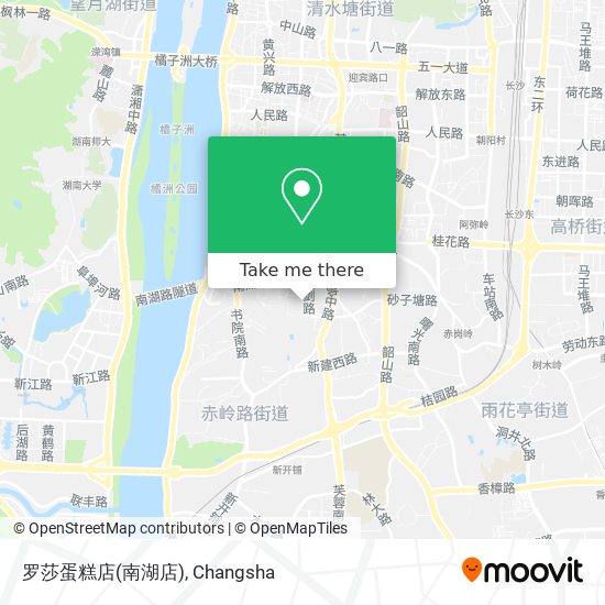 罗莎蛋糕店(南湖店) map