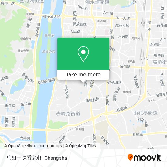 岳阳一味香龙虾 map