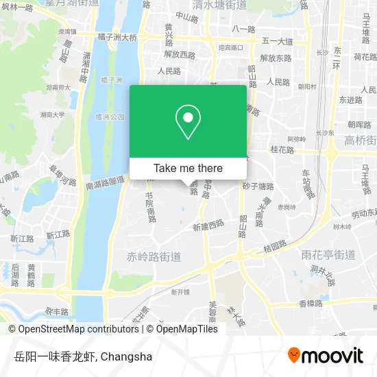 岳阳一味香龙虾 map