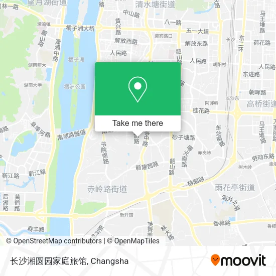 长沙湘圆园家庭旅馆 map