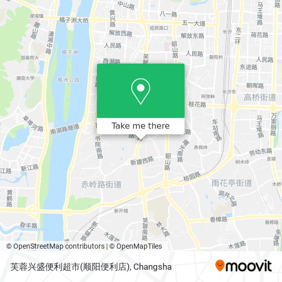 芙蓉兴盛便利超市(顺阳便利店) map