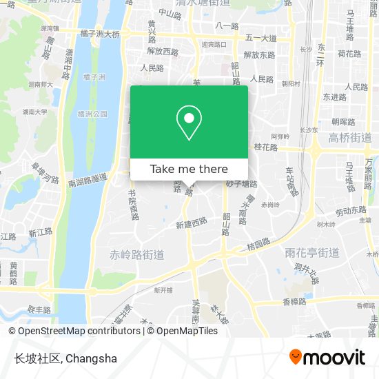 长坡社区 map