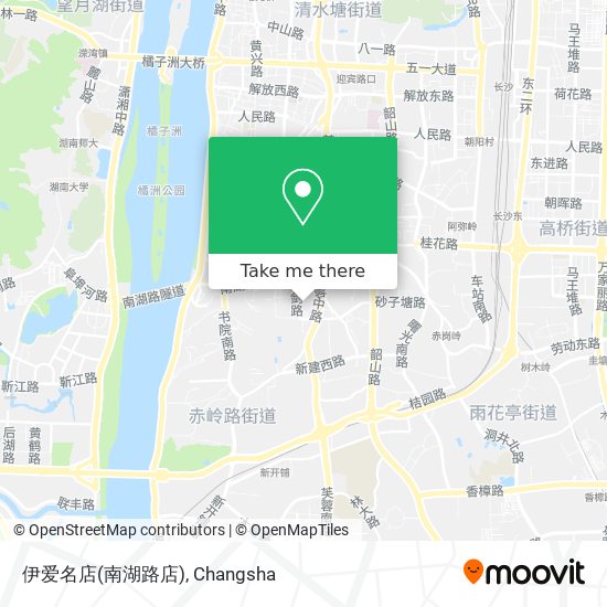 伊爱名店(南湖路店) map