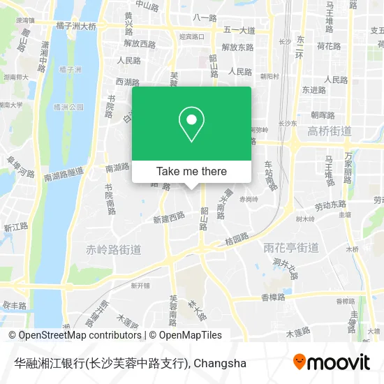 华融湘江银行(长沙芙蓉中路支行) map