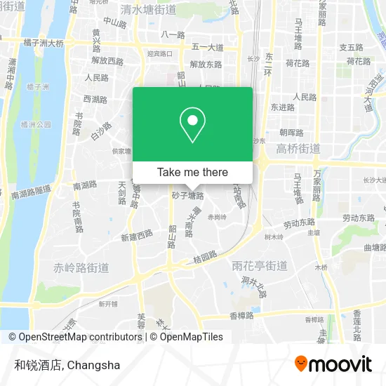 和锐酒店 map